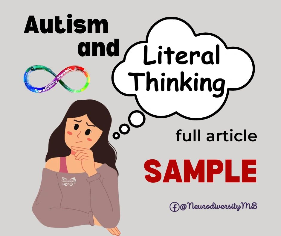 Autism & Literal Thinking article