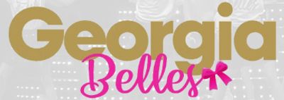 Logo reading 'Georgia Belles' with gold and pink lettering.