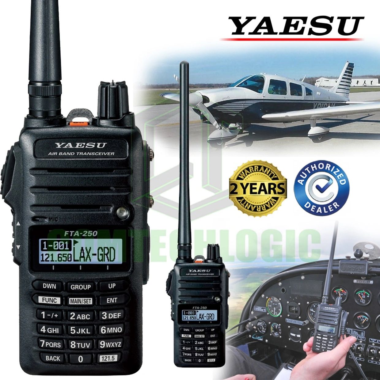 Yaesu aviation band radios