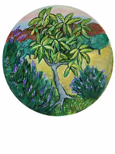 Baby Medlar - oil on  paper- 30x40 cm. - 2021
