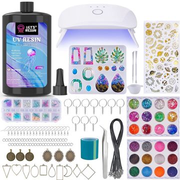 LETS Resin Resin Kits and Molds Complete Set, 16OZ Resin Molds Silicone Kit  Bundle with Sphere, Pyramid Molds, Resin Epoxy Starter Kit for Beginner  Resin Casting