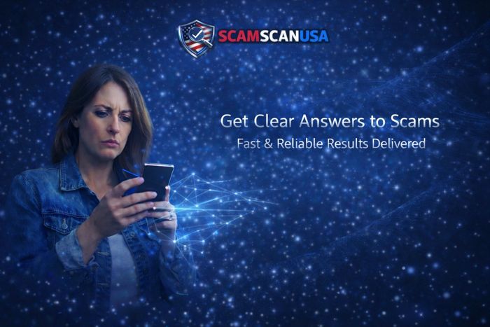 ScamScanUSA reviewing suspicious messages and links to detect scams