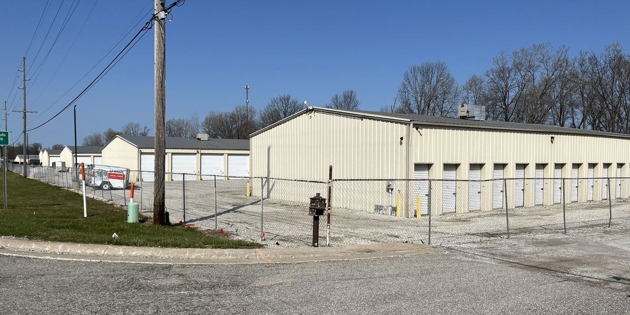 A self storage facility in New Buffalo, Michigan.