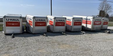 U-Haul Trailers for rent in New Buffalo.