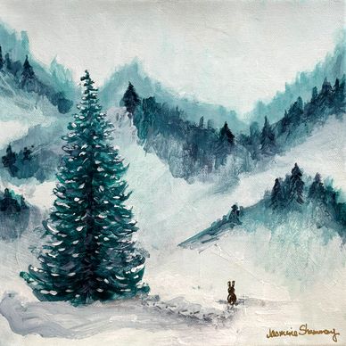 Original landscape paintings by Jasmine Shammay