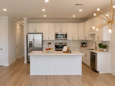 Kitchen area in Reserve, Oxford Mississippi by Collegiate Management