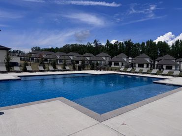 Pool area in Reserve, Oxford Mississippi