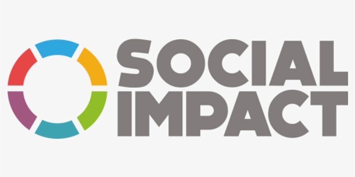 Social Impact logo in gray color