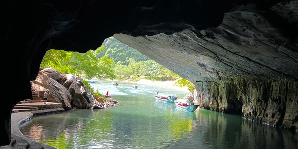 One of the many iconic caves in Vietnam