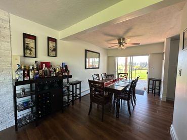 GVP Contracting Langley BC Interior Renovation Dining Room Remodel with new flooring and open wall
