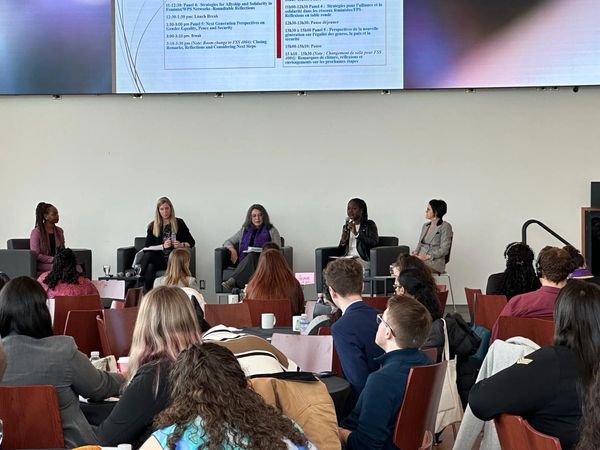 Ketty presents in a panel of experts at the University of Ottawa on gender, justice, peace &security