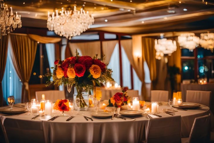 Luxury event setup