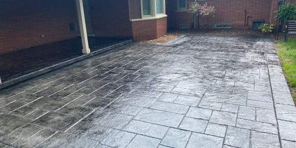 Stamped Concrete Patio