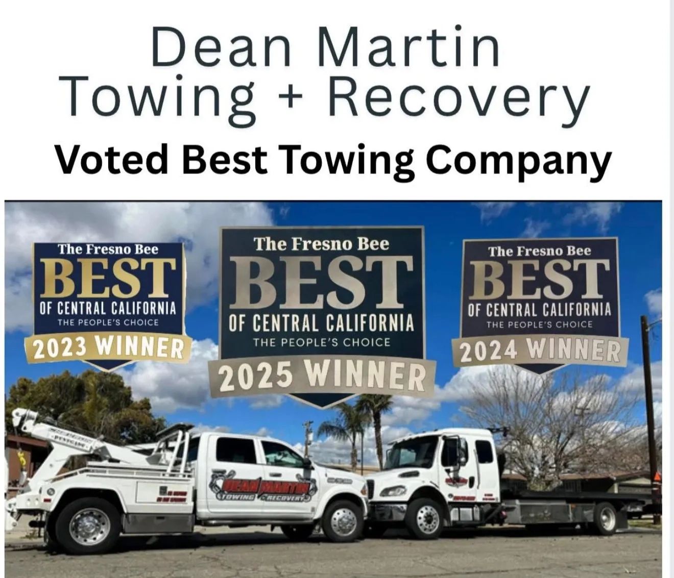 Dean Martin Towing + Recovery logo