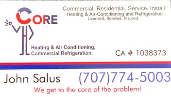 Core heating & Air Conditioning
Petaluma 