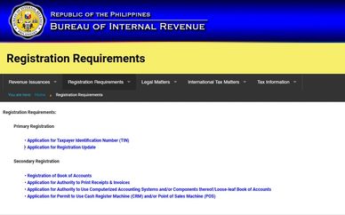 BIR registration, Bureau of Internal Revenue, BIR Business Registration, Philippine Government 2024