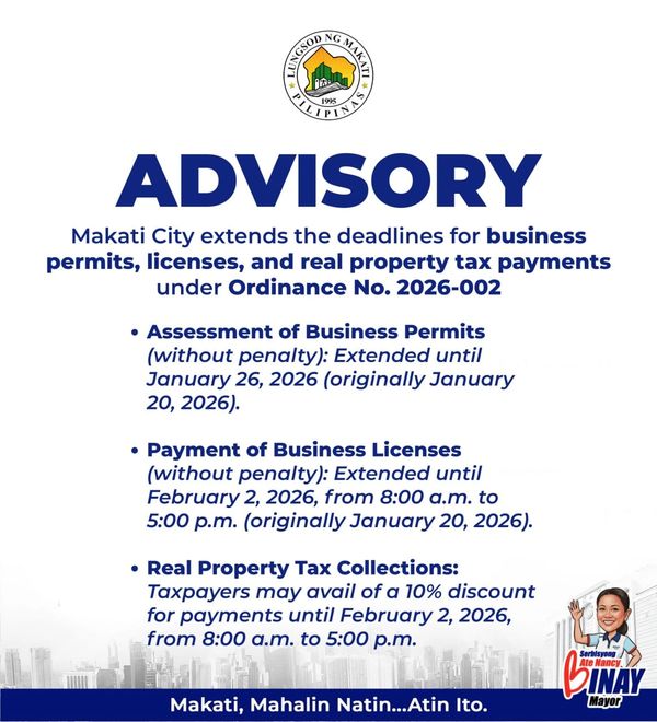 Makati business permit renewal 2026, Makati business permit renewal poster, business permit renewal
