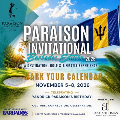 Paraison Invitational Barbados 2026 golf event announcement.