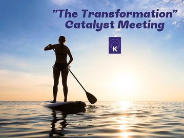 Paddleboarder at sunrise symbolizing balance and transformation from The Transformation package.