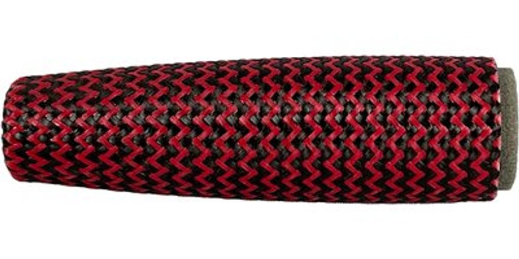 Red and Black Carbon Fiber Grip

These are only available in split grips