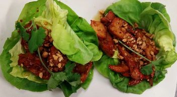 chicken lettuce wrap