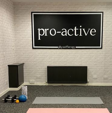 pro-active physiotherapy ayrshire sign, pilates, physiotherapist