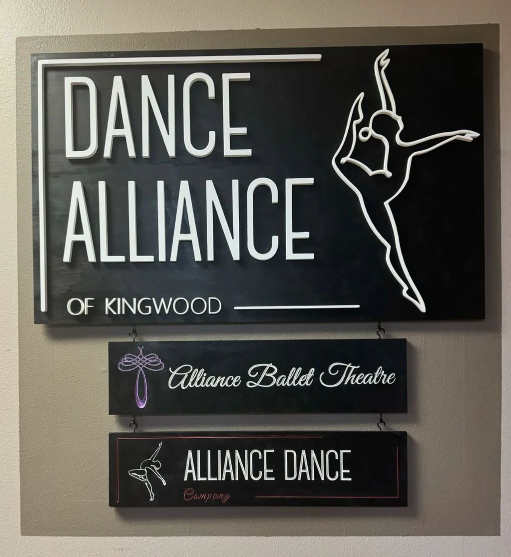 Signage for dance studio