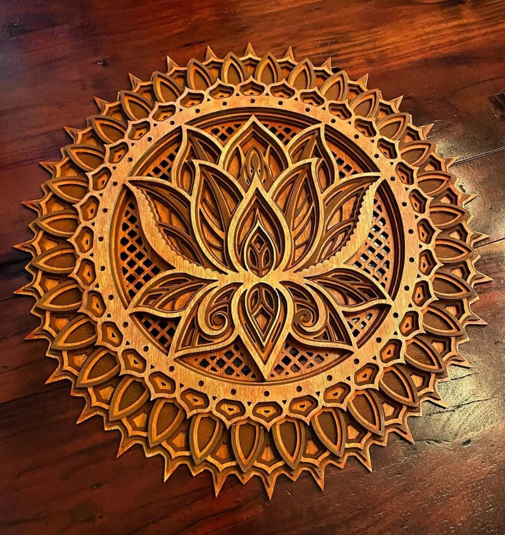Wooden Mandala