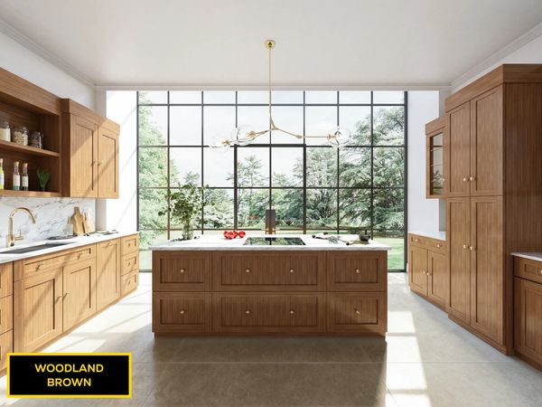 Woodland Brown Kitchen Cabinet