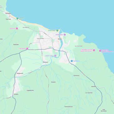 Map showing White Beach and surrounding areas with points of interest.