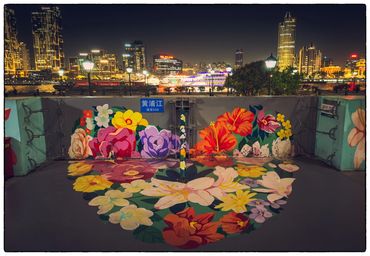 Walking the streets of Shanghai at night