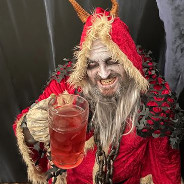 Drink with Krampus and his evil elfs