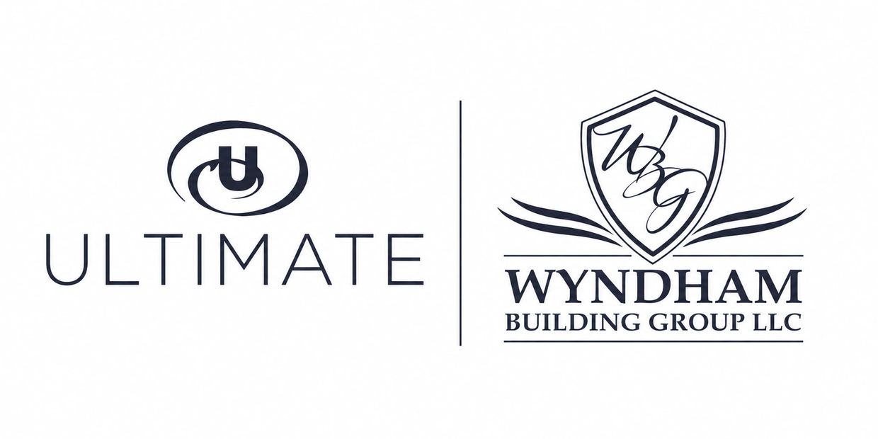 Logos of Ultimate and Wyndham Building Group LLC side by side.