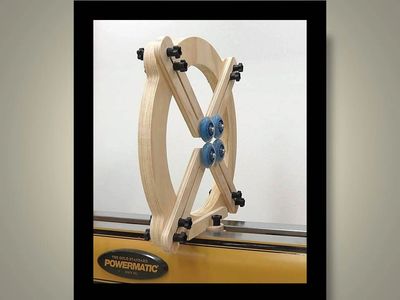 Wood Lathe Woodturning Steady Rest 3 Wheels Wood Lathe Tools Wood Cast Iron Steady Rest - View #8