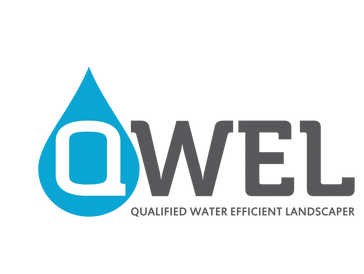 Logo featuring a blue water droplet with a white 'Q' and the word 'QWEL' in grey.