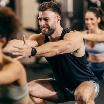 adult functional training squatting