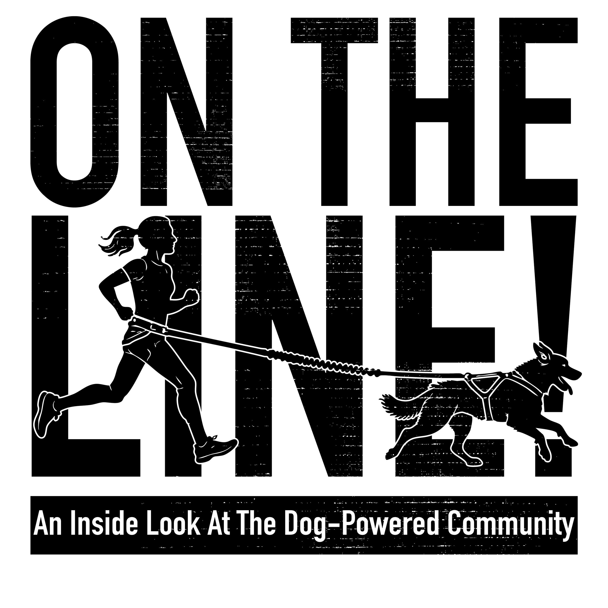 Woman running with dog on leash, text 'On the Lane' and subtitle.