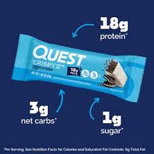 Quest Crispy Cookies and Cream