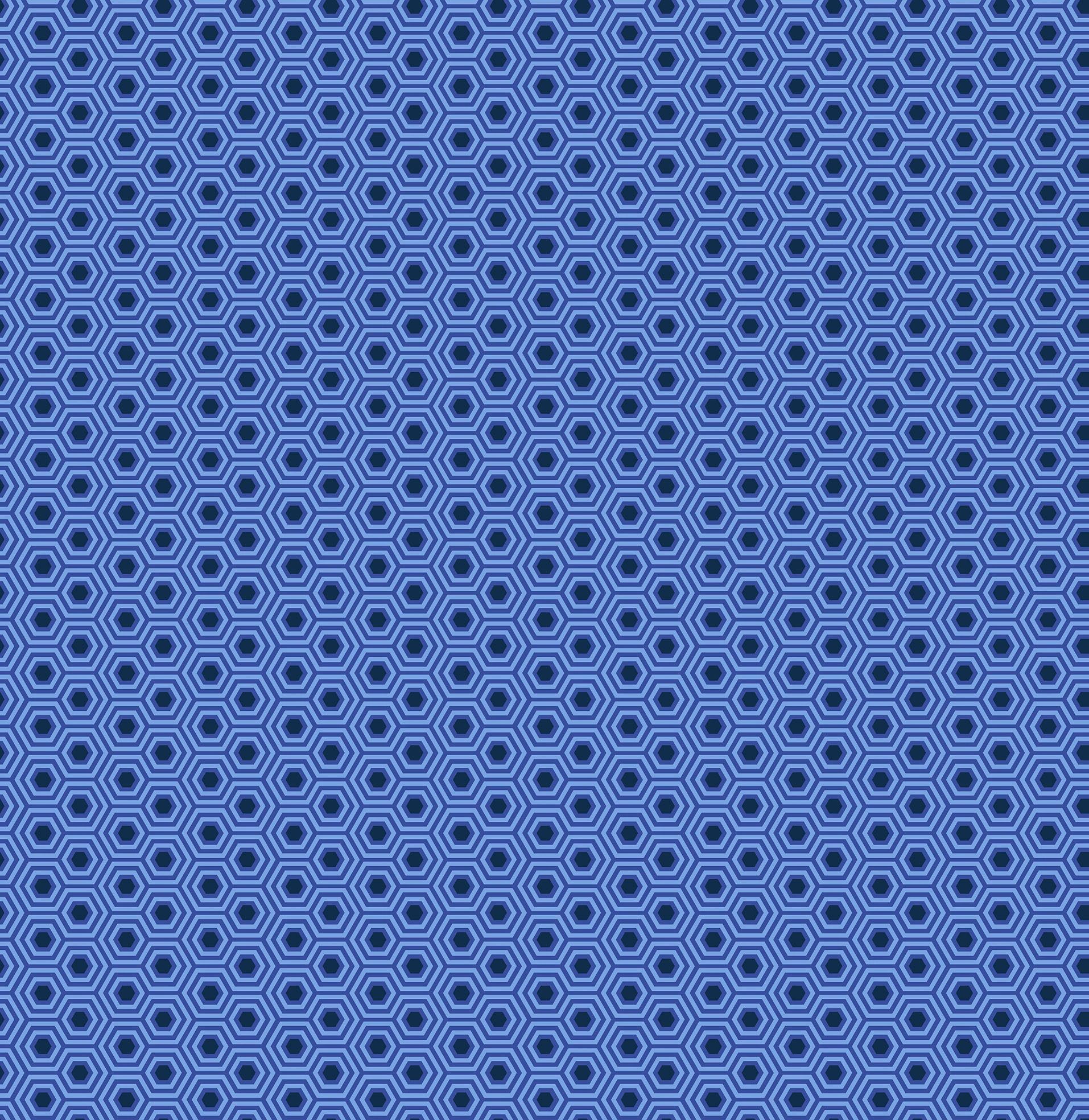 Fabric Swatch for Hexies Deepsea