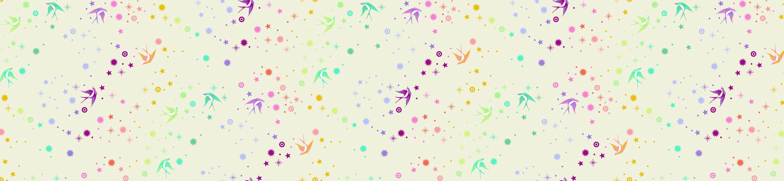 Fabric Swatch for Wide Backing Fairy Dust in Cotton Candy