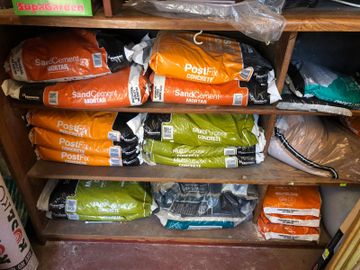 various gardening supplies