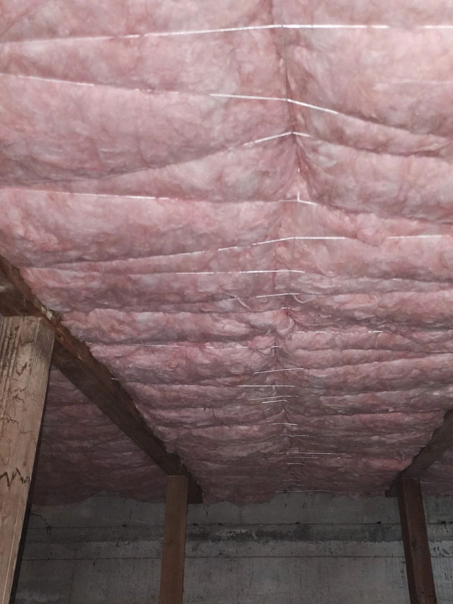 Crawl Space Insulation Installation