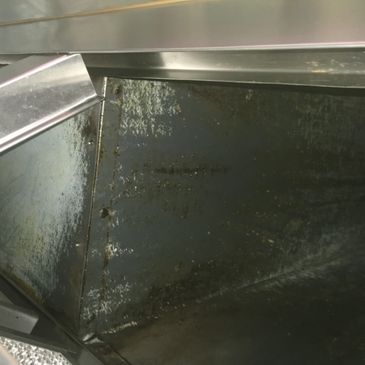 Kitchen canopy - duct and motor cleaned to AS1851-2012