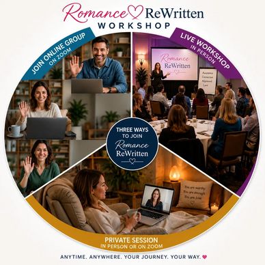 Various ways to join Romance ReWritten workshops and sessions.