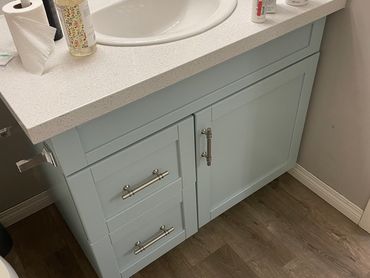 Cabinet Refinishing (Lacquer Coatings)