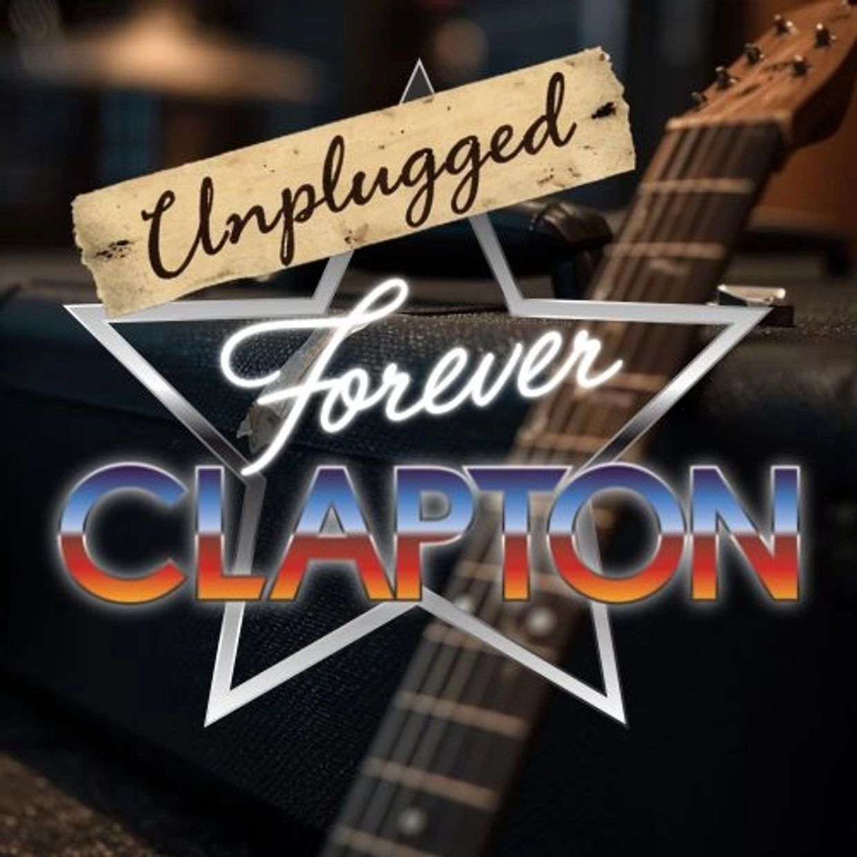 Unplugged Forever Clapton music theme with guitar.