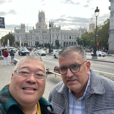 Our last photo, Madrid, Spain