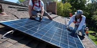 excellent dependable workers installing panels, system on residential home or commercial buildings.