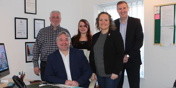 the business team ready for a new project