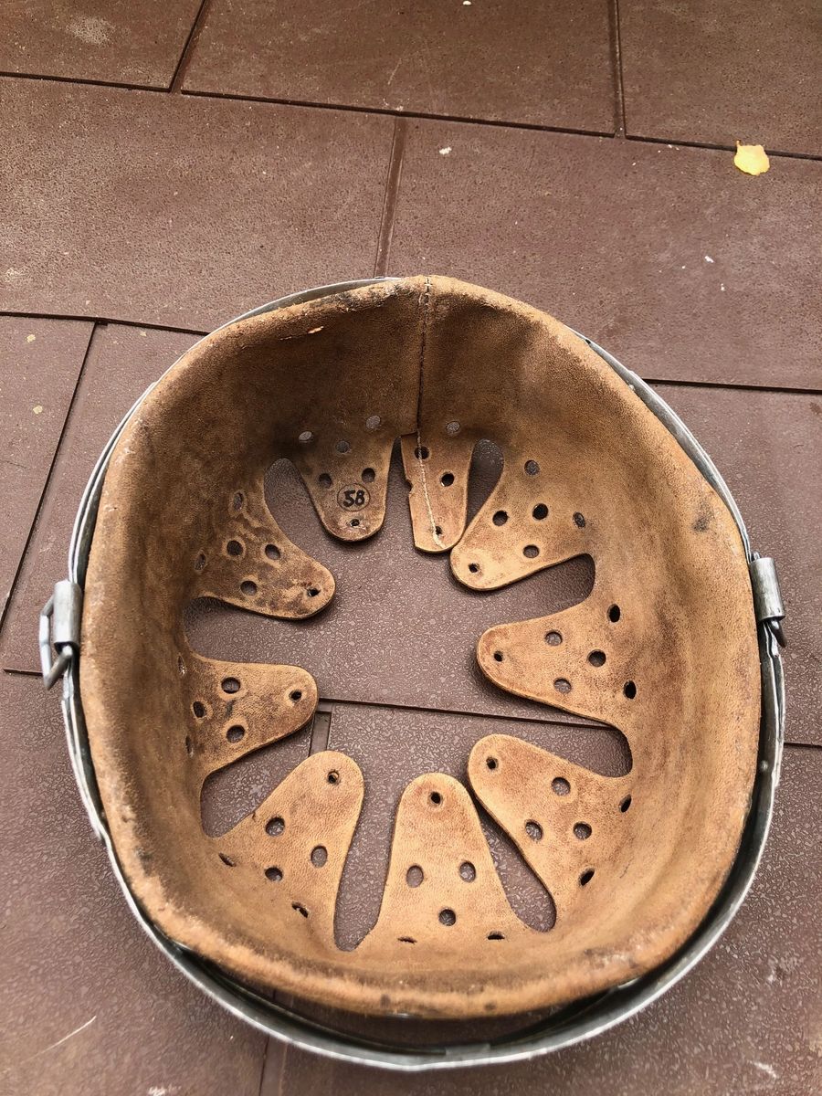 Ww2 German Helmet Liner Markings Save Off